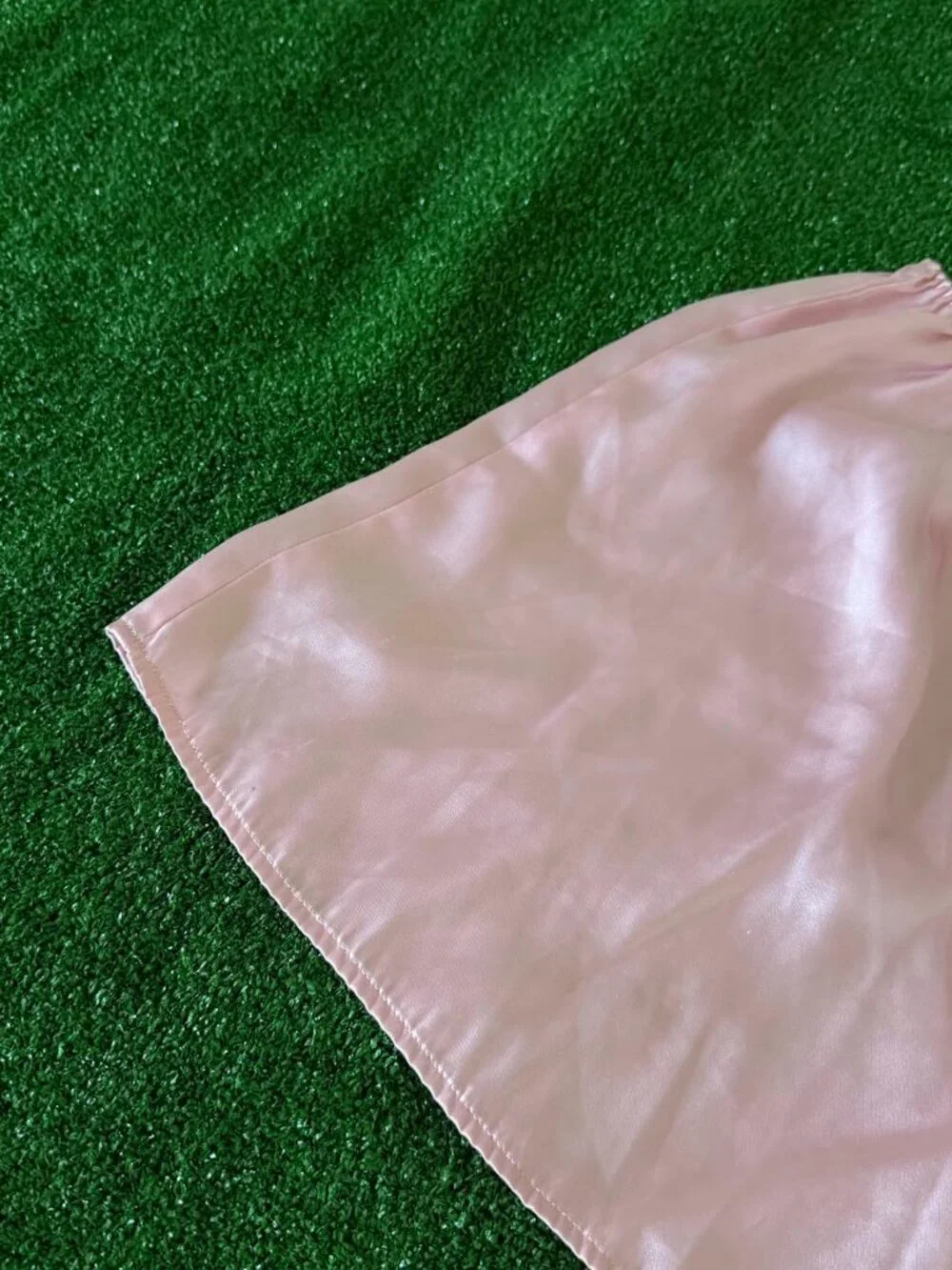 Secret Treasures High Waist Satin Light Pink Coquette Pajama Shorts Size L